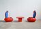 Egg Lounge Set attribuito a Peter Ghyczy, set di 3, Immagine 3