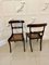 Antique Regency Rosewood and Brass Inlaid Dining Chairs, 1825, Set of 6 3