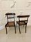 Antique Regency Rosewood and Brass Inlaid Dining Chairs, 1825, Set of 6, Image 3