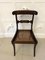 Antique Regency Rosewood and Brass Inlaid Dining Chairs, 1825, Set of 6 6