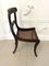 Antique Regency Rosewood and Brass Inlaid Dining Chairs, 1825, Set of 6, Image 4