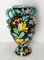 Mid-Century French Ceramic Vase with Floral Decoration by Cérart Monaco, 1960s 5