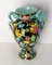 Mid-Century French Ceramic Vase with Floral Decoration by Cérart Monaco, 1960s 3