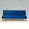 Hinge Blue Velvet Sofa Bed from Heals 3