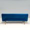 Hinge Blue Velvet Sofa Bed from Heals 5