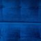 Divano letto Hinge in velluto blu di Heals, Immagine 9