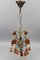 Italian Venetian Pendant Chandelier with Murano Glass Fruits, 1950s, Image 4