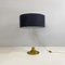 Italian Table Lamp in Acrylic Glass, Brass, Ceramic and Black Fabric, 1960s 2