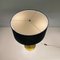 Italian Table Lamp in Acrylic Glass, Brass, Ceramic and Black Fabric, 1960s 18