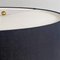 Italian Table Lamp in Acrylic Glass, Brass, Ceramic and Black Fabric, 1960s 8