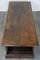Large Antique Oak Coffee Table with Drawer, Image 6