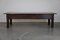 Large Antique Oak Coffee Table with Drawer 5
