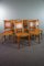 Sheep Leather Dining Chairs with Light Wood Frames, Set of 6, Image 2
