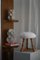 Sgabelli tripode moderni con sedile in lana di agnello, Danimarca, anni '50, set di 2, Immagine 10
