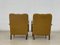 Art Deco Brown Upholstered Armchair 7