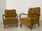 Art Deco Brown Upholstered Armchair, Image 3