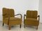 Art Deco Brown Upholstered Armchair, Image 2