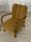 Art Deco Brown Upholstered Armchair, Image 5