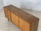 Mid-Century Sideboard aus braunem Holz 10