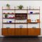 Mid-Century Three-Bay Teak Wall Unit by Thygesen & Sørensen, 1960s 2