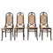 Art Deco Dining Room Set with Thonet 207 Chairs, 1930s, Set of 5, Image 11