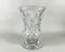 Vaso decorativo vintage in cristallo intagliato, Francia, anni '50, Immagine 1