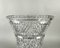 Große Vintage Dekorative Kristallvase aus geschliffenem Kristallglas, Frankreich, 1950er 6