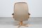 Swedish Mona Roto Swivel Chair in Beech and Cognac Colored Leather from Sam Larsson, 1970s 7