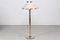 Scandinavian Modern Anna Floor Lamp with Brass Stem with Canvas Shade by Anna Ehrner for Atelje Lyktan, Sweden, 1970s 1