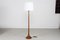 Danish Lisbeth Brams Floor Lamp in Hand-Turned Teak with New Shade from Fog & Mørup, 1960s, Image 2