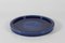 Large Low Stoneware Dish with Deep Blue Glaze by Per Linnemann-Schmidt ,1963, Image 2