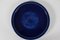 Large Low Stoneware Dish with Deep Blue Glaze by Per Linnemann-Schmidt ,1963 3