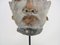 Face Sculpture in Polychrome Clay and Plaster by Ph Monaux, Ariège 4