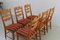 Modern Danish Highback Razorblade Oak Chairs by Kjærnulf, 1960s, Set of 6, Image 9