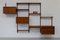 Estantería de pared modular danesa vintage de palisandro de Poul Cadovius para Cado, años 60, Imagen 5