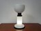 Large Metal and Frosted Glass Table Lamp, 1960s, Image 9