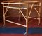 Bamboo and Frosted Glass Fine Serving Trolley, 1960 4