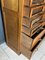 Vintage Oak and Beech Shop Haberdashery Storage Cabinets, 1950s, Set of 2 10