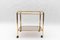 Mid-Century Modern Brass Bar Cart, France, 1960s 9