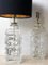 Swedish Modern Pukeberg Clear Glass Table Lamps, 1960s, Set of 2 2