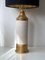 Large Creme and Gold Ceramic Table Lamp by Bitossi for Bergboms 5