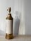 Large Creme and Gold Ceramic Table Lamp by Bitossi for Bergboms, Image 1