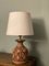 Italian Brown Ceramic Table Lamp, 1960s 1