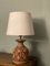 Italian Brown Ceramic Table Lamp, 1960s, Image 1