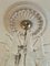 Lámpara de araña de cristal de Murano blanco al estilo de Mazzega, Imagen 6