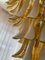 Lampadario in vetro di Murano color ambra, Immagine 5