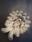 Vintage White Murano Chandelier 10