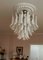Lámpara de araña grande de Murano blanca, Imagen 4