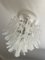 Lámpara de araña grande de Murano blanca, Imagen 8