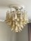 Yellow Murano Chandelier in the style of Mazzega 1